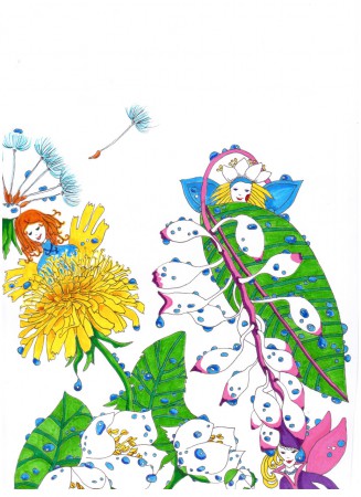 Borítóterv a főszereplőkkel(filctoll)